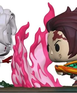 Funko POP Moment: Demon Slayer- Tanjiro Vs. Rui Vinyl Figure Funko Pops!
