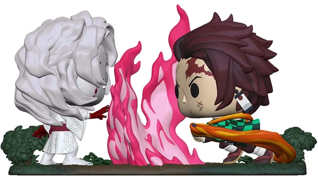 Funko POP Moment: Demon Slayer- Tanjiro Vs. Rui Vinyl Figure Funko Pops! 4 Funko POP Moment: Demon Slayer- Tanjiro Vs. Rui Vinyl Figure Funko Pops!