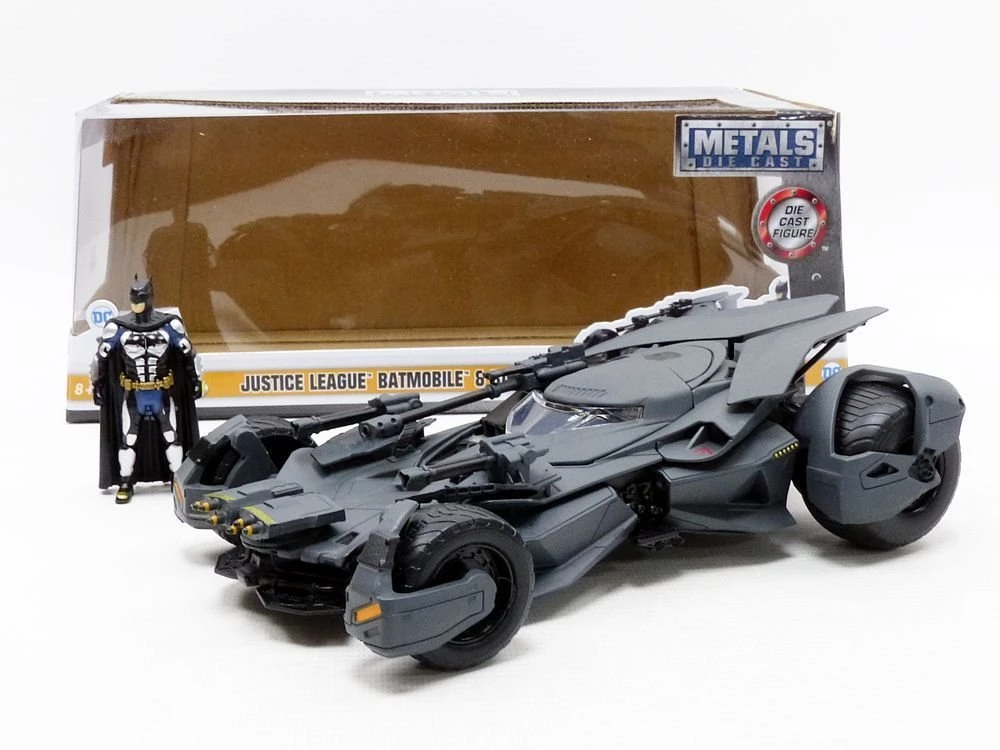 Toy Wonders Jada Toys DC Comic Justice League Batmobile With Tact Suit Batman Figure DC Comics 10 Toy Wonders Jada Toys DC Comic Justice League Batmobile With Tact Suit Batman Figure DC Comics