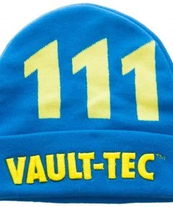Bioworld Fallout Vault-Tec Vault 111 Cuffed Knit Hat Video Games