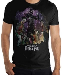 Bioworld Anime Dark Knight Metal Crows On Chains T-shirt