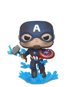 Funko Pop! Marvel: Avengers Endgame - Captain America With Broken Shield & Mjoinir Funko Pops!
