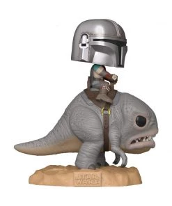 Funko POP! Deluxe: The Mandalorian - The Mandalorian On Blurrg Funko Pops!