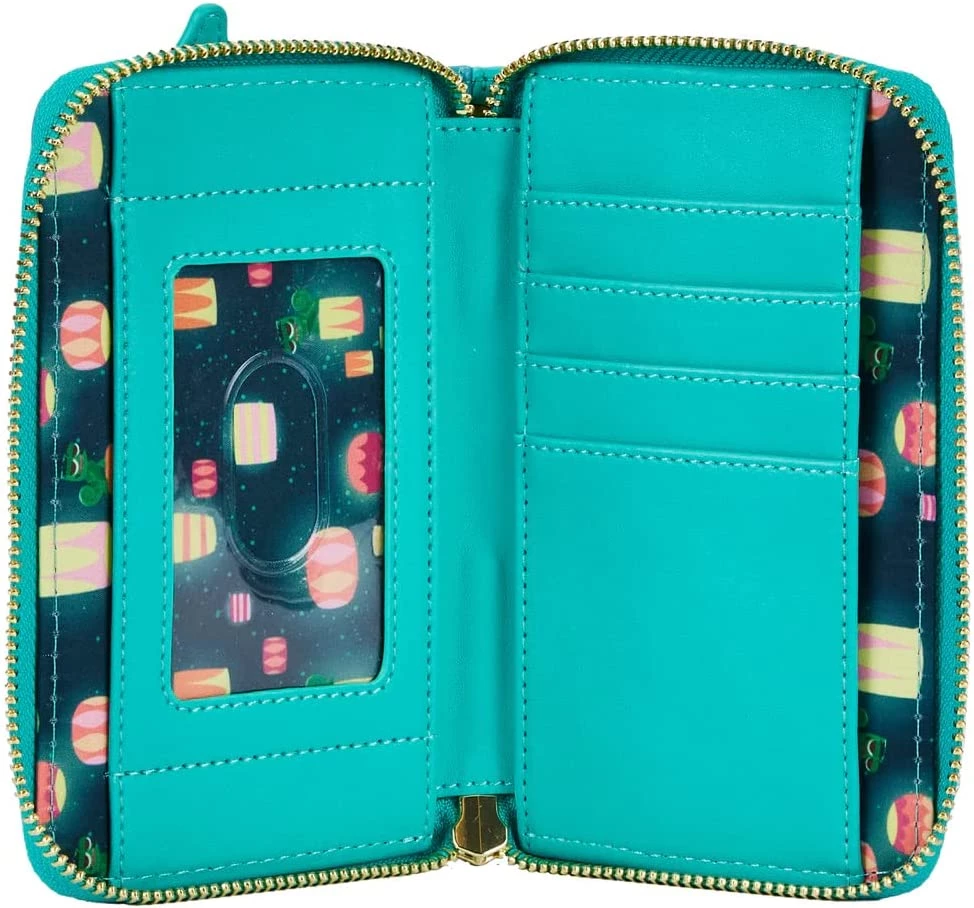 Loungefly Tangled Rapunzel Castle Glow In The Dark Zip Around Wallet 6 Loungefly Tangled Rapunzel Castle Glow In The Dark Zip Around Wallet