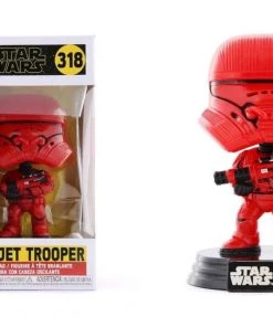 Funko Pops! Funko Pop Star Wars The Rise Of Skywalker: Sith Jet Trooper Bobble-Head #39880