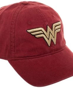 Bioworld Wonder Woman Washed Red Cap Hat DC Comics
