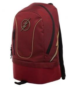 Bioworld DC Comics Flash Backpack With Bottom Compartment