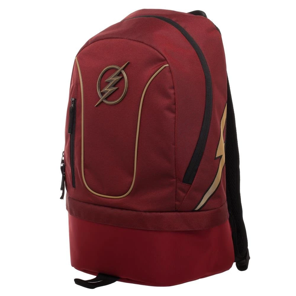 Bioworld DC Comics Flash Backpack With Bottom Compartment 3 Bioworld DC Comics Flash Backpack With Bottom Compartment
