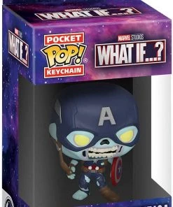 Funko POP! Keychain: What If? - Zombie Captain America