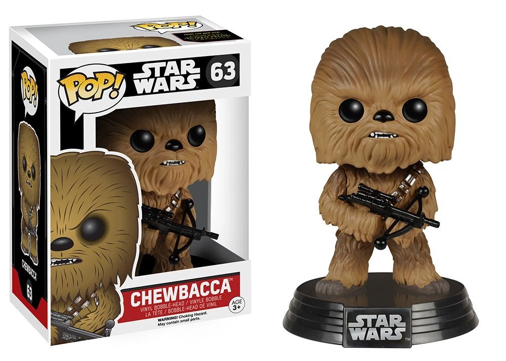 Funko Pop Star Wars The Force Awakens - Chewbacca Funko Pops! 4 Funko Pop Star Wars The Force Awakens - Chewbacca Funko Pops!