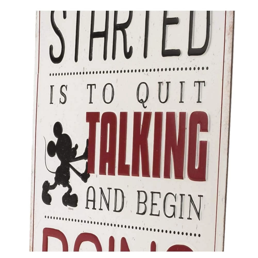 Disney Open Road Brands Mickey Mouse Embossed Metal Sign 6 Disney Open Road Brands Mickey Mouse Embossed Metal Sign