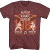 American Classics Movies Karate Kid All Valley Champ Adult T-Shirt