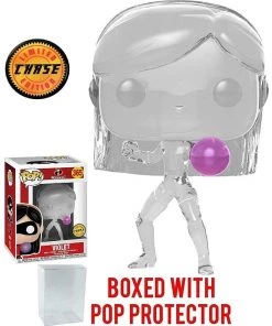 Funko Pop! Disney Pixar: Incredibles 2 - Invisible Violet CHASE Variant Limited Edition Vinyl Figure (Bundled With Pop Box Protector Case) Funko Pops!