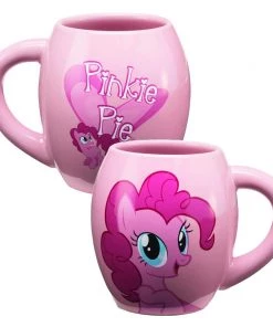 Houseware Vandor 42161 My Little Pony Pinkie Pie 18 Oz Oval Ceramic Mug, Pink