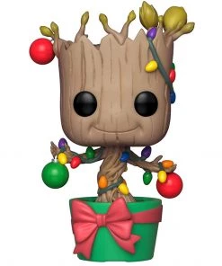 Marvel Holiday Groot W/Lights & Ornaments Funko Pop Vinyl Figure Funko Pops!