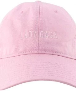 Bravado Lady Gaga Men's Dad Hat Baseball Cap Pink