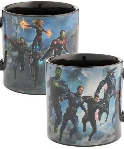 Vandor Marvel Avengers: Endgame 20 Oz. Heat Reactive Ceramic Mug