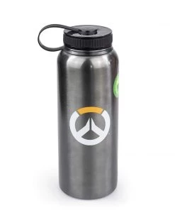 JUST FUNKY Video Games Overwatch Stainless Steel Water Bottle With Lid