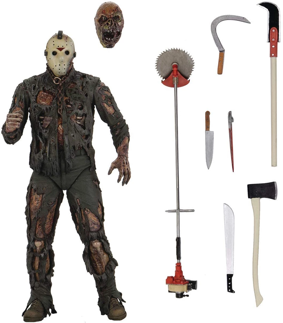 NECA Friday The 13th 7" Figure Part 7 Ult New Blood Jason 3 NECA Friday The 13th 7" Figure Part 7 Ult New Blood Jason