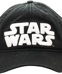 Bioworld Disney Star Wars Logo Black Adjustable Cap