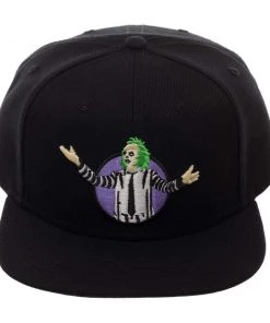 Bioworld Beetlejuice Acrylic Wool Snapback Hat Movies