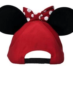 Jerry Leigh Disney Minnie Mouse W/ Ears (Minnie Red) Red Cap Hat (Youth Size)