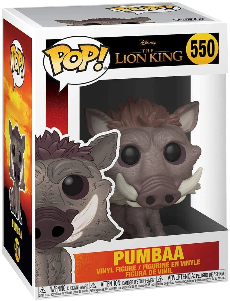 Funko Pop! Disney: Lion King Live Action- Pumbaa 4 Funko Pop! Disney: Lion King Live Action- Pumbaa