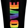 Tervis Houseware Pride Love Rainbow Stainless Steel Insulated Tumbler With Clear And Black Hammer Lid, 20oz, Silver 1 Tervis Houseware Pride Love Rainbow Stainless Steel Insulated Tumbler With Clear And Black Hammer Lid, 20oz, Silver