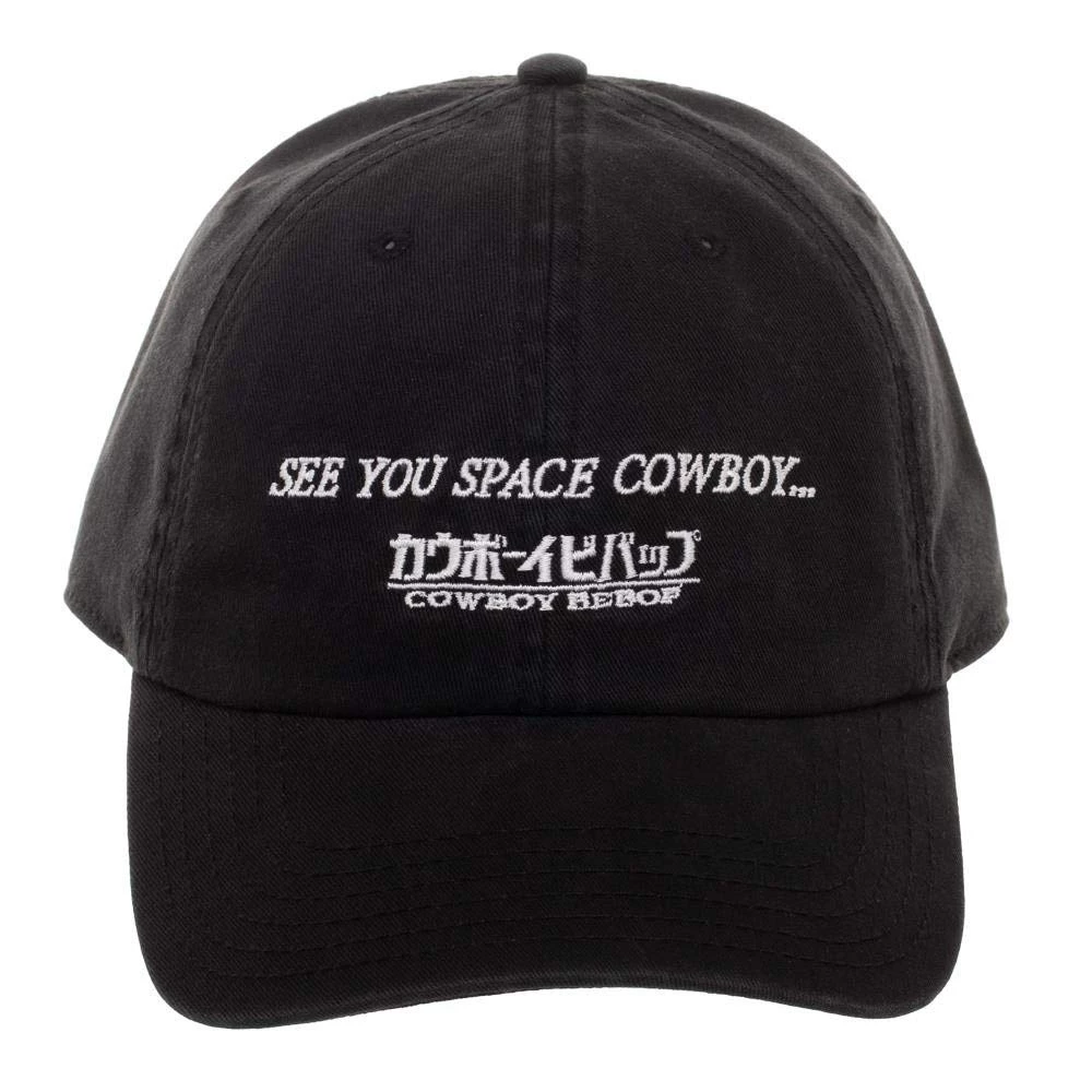 Bioworld Anime Cowboy Bebop - See You Space Cowboy Dad Cap Hat 4 Bioworld Anime Cowboy Bebop - See You Space Cowboy Dad Cap Hat