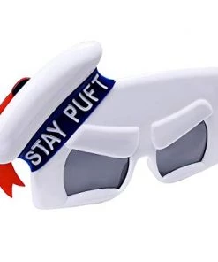 SunStaches Ghostbusters Stay Puft - Costume Sunglasses