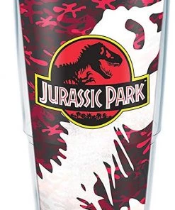 Movies Jurassic Park Red Camo 24 Oz. Tervis Tumbler