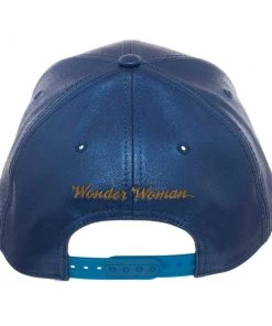Bioworld Wonder Woman Logo Glitter Snapback Hat DC Comics