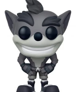 Funko Pops! Funko Pop! Games: Crash Bandicoot - Crash Bandicoot CHASE Black & White Variant Vinyl Figure (Bundled With Pop BOX PROTECTOR CASE)