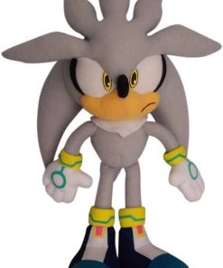 TOMY Sonic The Hedgehog Plush - Super Sonic & Silver
