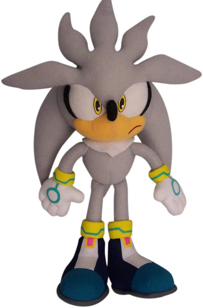 TOMY Sonic The Hedgehog Plush - Super Sonic & Silver 3 TOMY Sonic The Hedgehog Plush - Super Sonic & Silver