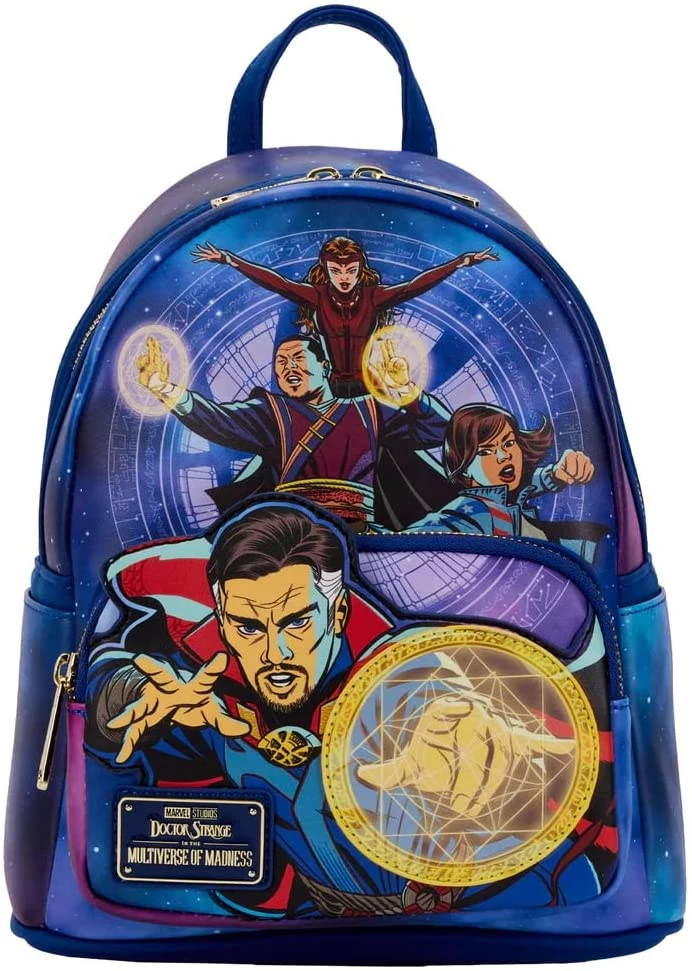 Loungefly Marvel Dr. Strange Multiverse Double Strap Mini Backpack 3 Loungefly Marvel Dr. Strange Multiverse Double Strap Mini Backpack