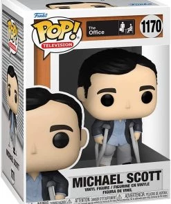 Funko Funko Pops! POP TV: The Office- Michael Standing W/Crutches