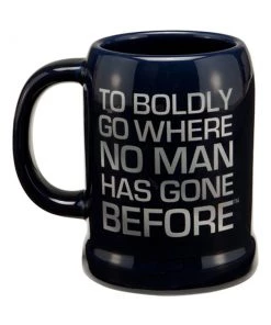 Vandor Star Trek 20 Oz Ceramic Stein, Blue Movies