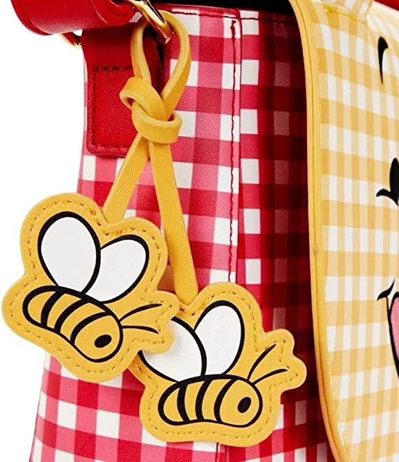 Loungefly Winnie The Pooh Gingham Crossbody Bag 7 Loungefly Winnie The Pooh Gingham Crossbody Bag