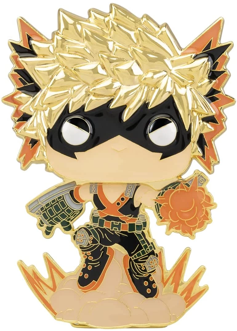 Funko Pop! Sized Pin: My Hero Academia - Bakugo With Chase 6 Funko Pop! Sized Pin: My Hero Academia - Bakugo With Chase