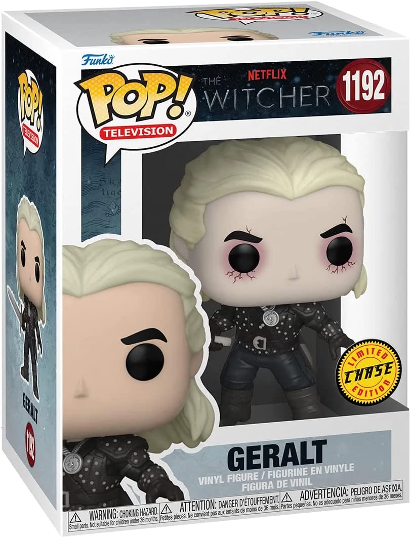 Funko POP TV: Witcher- Geralt W/Chase Funko Pops! 6 Funko POP TV: Witcher- Geralt W/Chase Funko Pops!