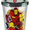 Vandor Marvel Iron Man 18 Oz Acrylic Travel Cup