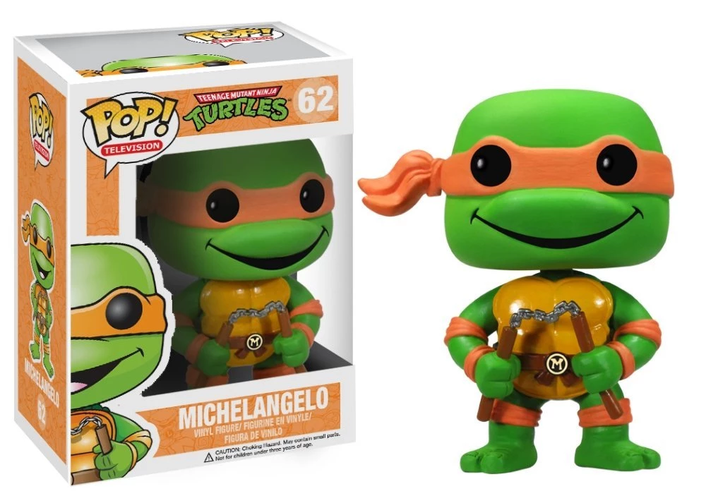 Funko Pops! Funko POP Television TMNT - Michelangelo Vinyl Figure 3 Funko Pops! Funko POP Television TMNT - Michelangelo Vinyl Figure