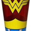 Silver Buffalo DC Comics Wonder Woman Uniform 16 Oz. Pint Glass
