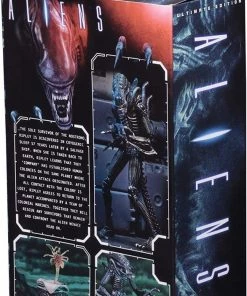 NECA Alien And Predator Aliens Ultimate Alien (Blue) Warrior (1986) 7-Inch Scale Action Figure