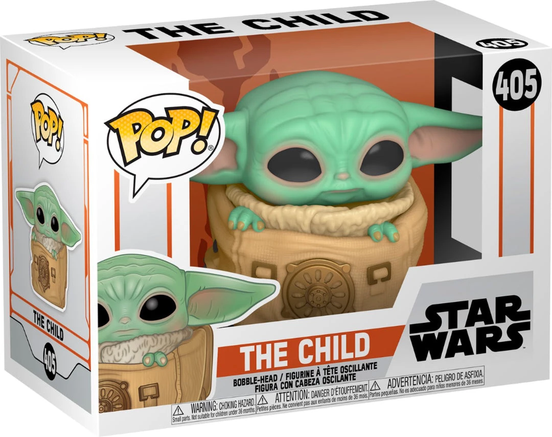 Funko POP! Star Wars: The Mandalorian Child W/ Bag Funko Pops! 5 Funko POP! Star Wars: The Mandalorian Child W/ Bag Funko Pops!