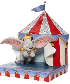 Enesco Dumbo Flying Out Of Tent Scene Figure 8 Enesco Dumbo Flying Out Of Tent Scene Figure