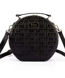 Loungefly The Beatles Let It Be Vinyl Record Crossbody Purse