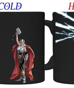 Surreal Entertainment Marvel Ms Thor Lighting 11oz Heat Change Mug