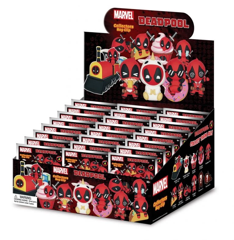 Monogram Marvel- Deadpool Series 4 Foam Bag Clip 3 Monogram Marvel- Deadpool Series 4 Foam Bag Clip